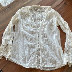Spell Prairie Lace Blouse